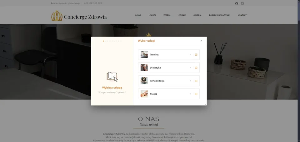 Concierge Zdrowia - strona internetowa (2)