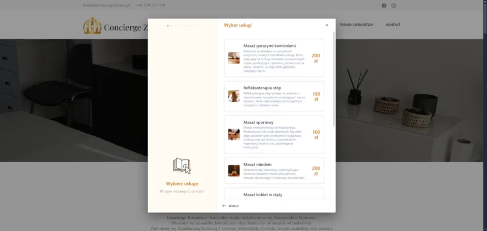 Concierge Zdrowia - strona internetowa (3)