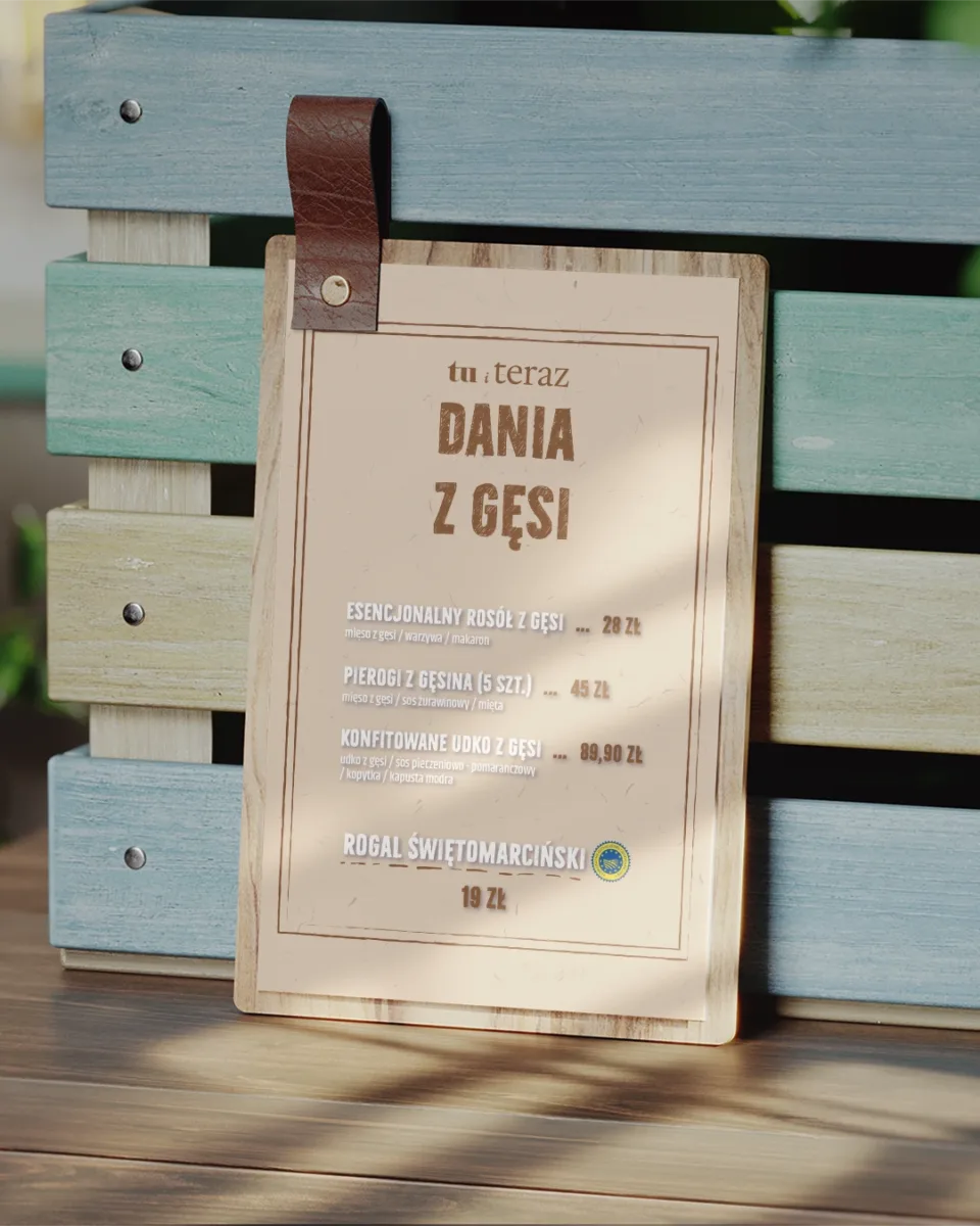 tu i teraz bistro & cocktail - grafika (1)