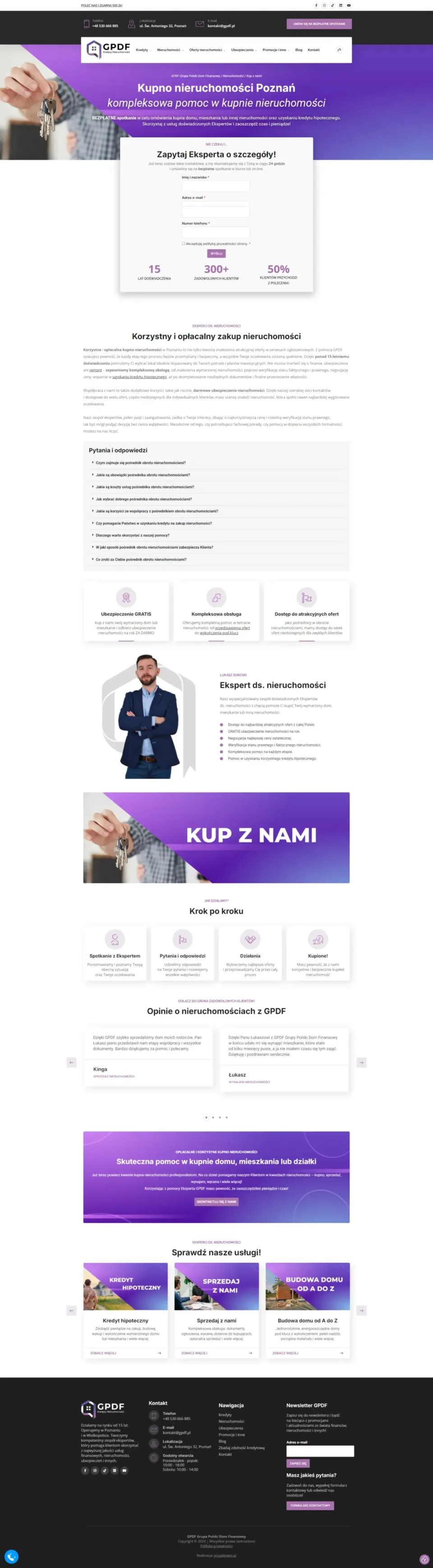 GPDF Grupa Polski Dom Finansowy - strona internetowa: Kup z nami