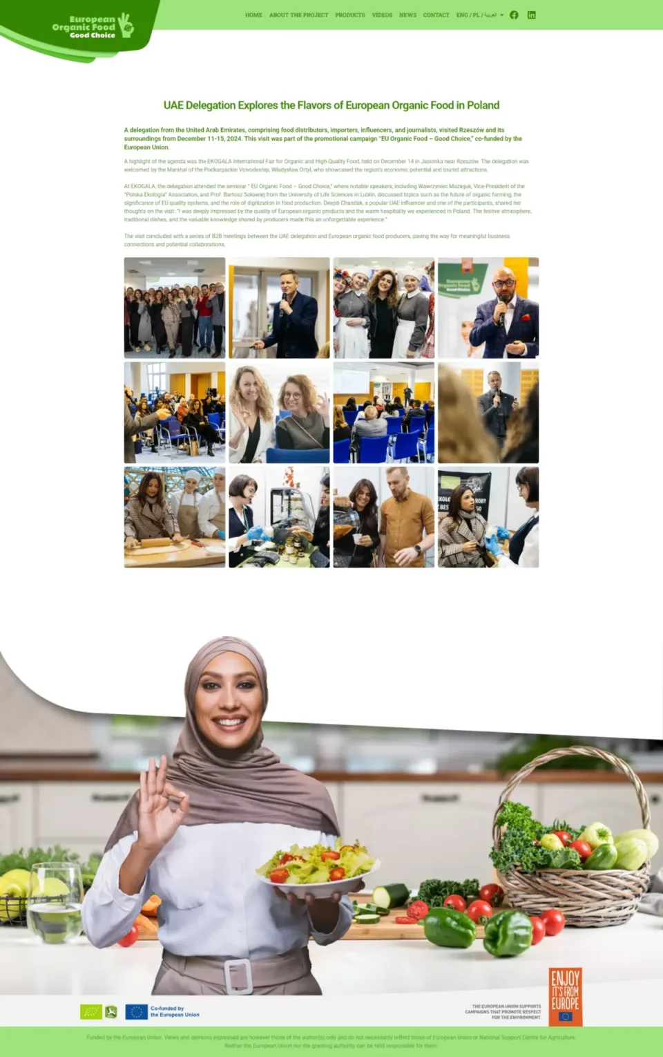 Polska Ekologia - strona internetowa: UAE Delegation Explores the Flavors of European Organic Food in Poland