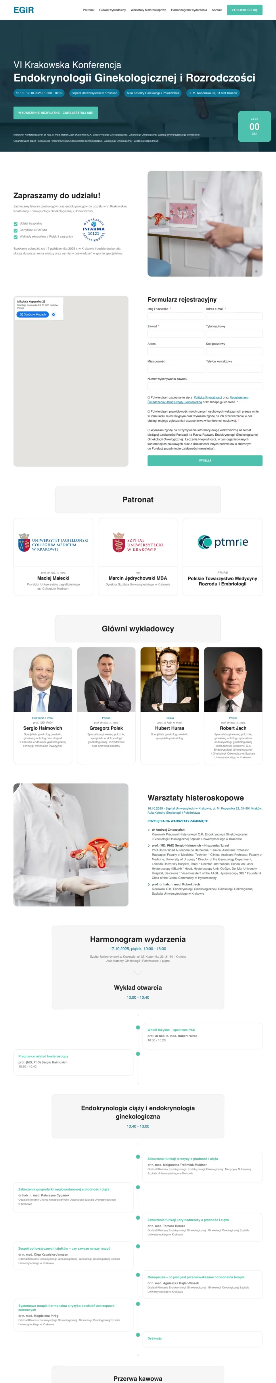 Zrzut strony EGIR, podstrona 1