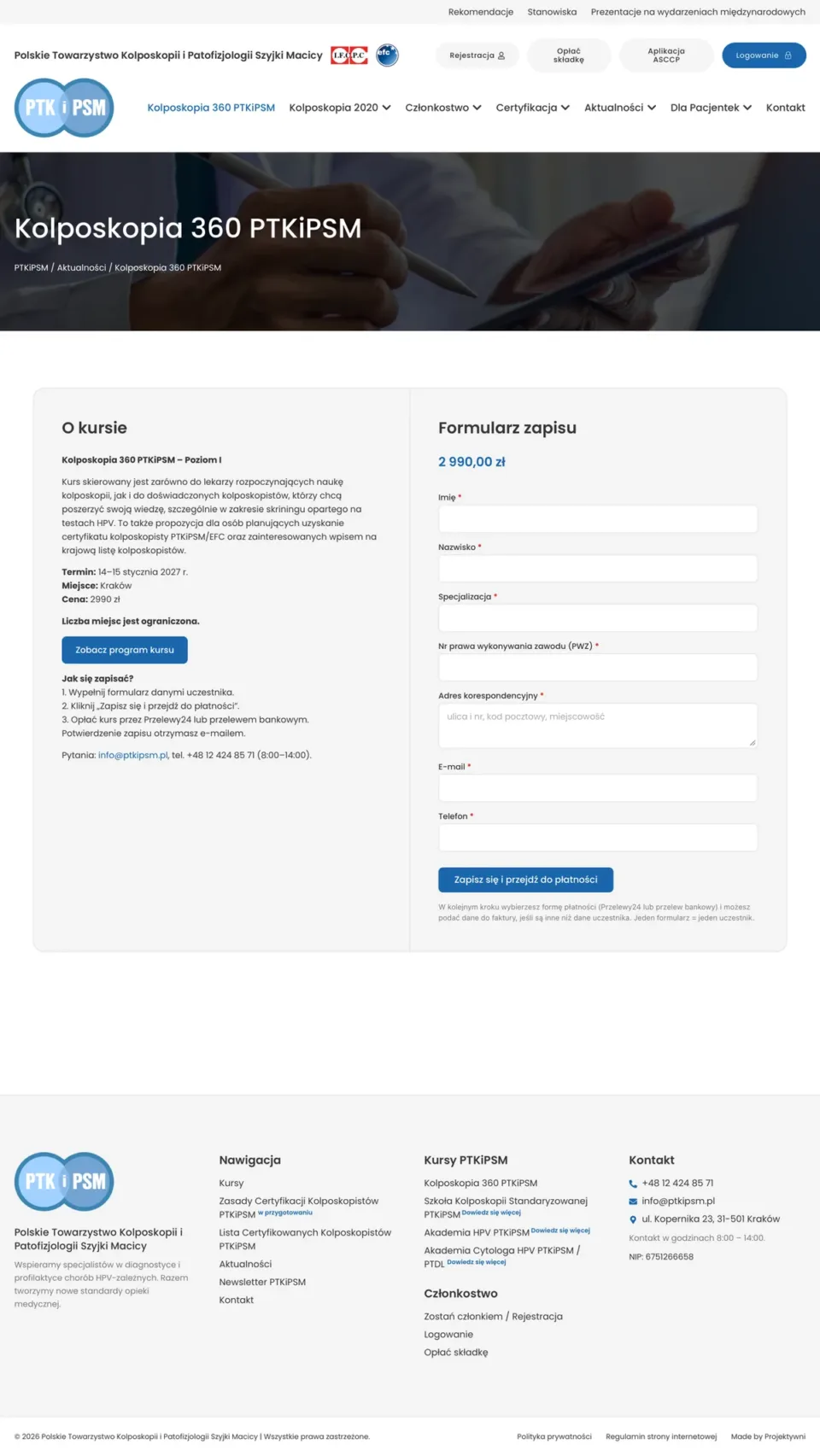 Zrzut strony PTKiPSM, podstrona 4