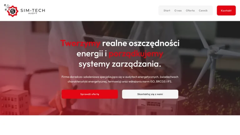 Strona SIM-TECH Audyt