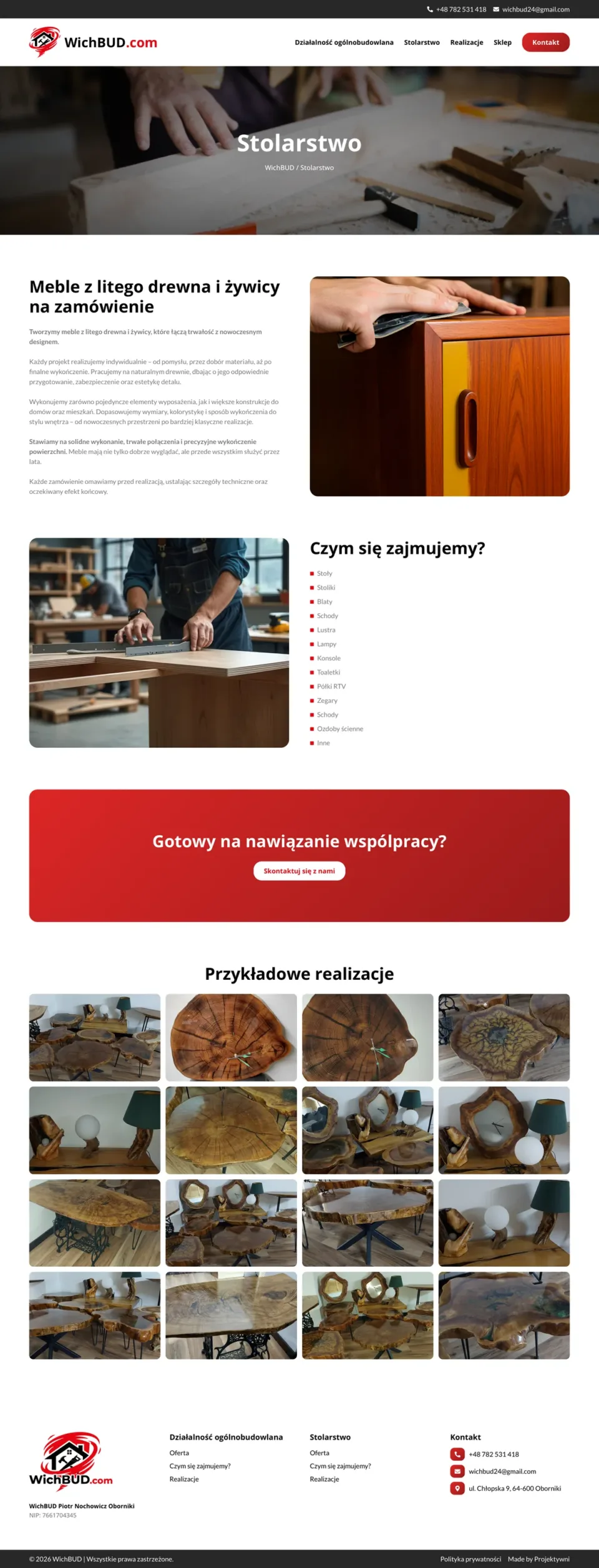 Zrzut strony WichBUD, podstrona 3